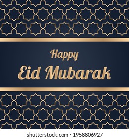 Happy eid mubarak design template