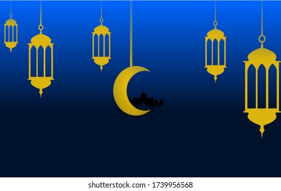 HAPPY EID MUBARAK GREETING CARD CONCEPT