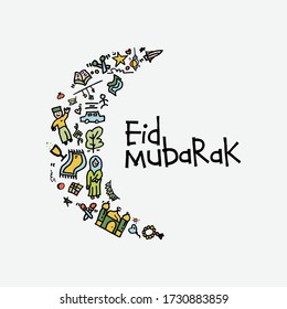 Happy Eid Mubarak, the holy month with a diversity of images when the Eid arrives.