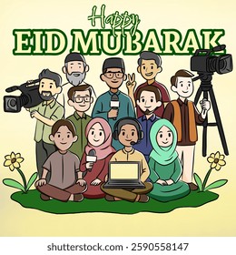 Happy Eid Mubarak, version of the TV crew