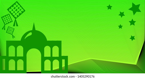Happy Eid. Poster, Banner, Greeting Template