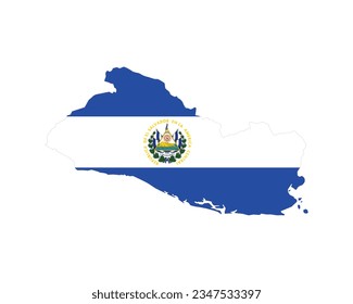 Happy El Salvador Independence day, El Salvador Independence day, El Salvador, El Salvador Map, 15 September, 15th September, Independence day, National Flag Vector Typographic Design Typography Icon 