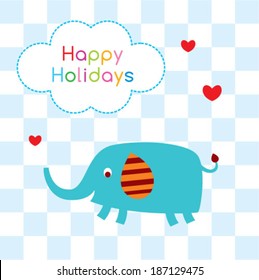 happy elephant holidays