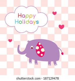happy elephant holidays