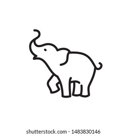 8,530 Black white elephant outline Images, Stock Photos & Vectors ...