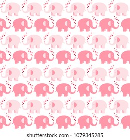 Pink Background Elephant gambar ke 3