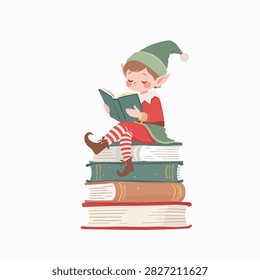 A happy elf and