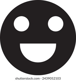 feliz emoji diseño vector activo 