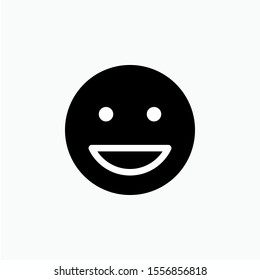 Happy Emoji Faces Vector Icon for Apps and Websites.