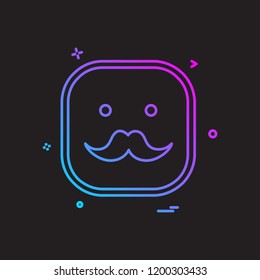 Happy Emoji icon design vector