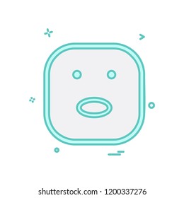 Happy Emoji icon design vector