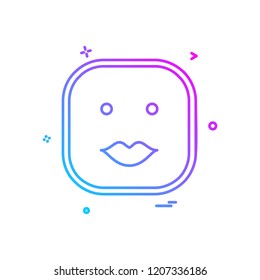 Happy Emoji icon design vector