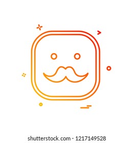 Happy Emoji icon design vector