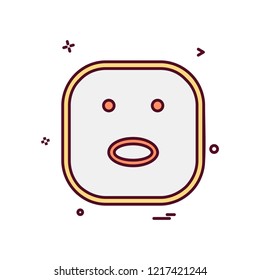 Happy Emoji icon design vector
