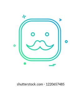 Happy Emoji icon design vector