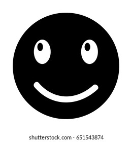 happy emoticon face kawaii style