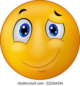 Happy emoticon smile