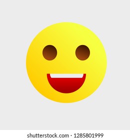 happy emoticon for emoticon vector 