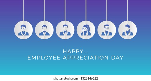 Happy Employee Appreciation Day Modern Background