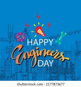 Happy Engineer Day Vector Design Illustration