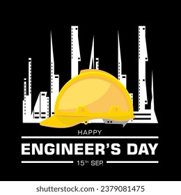 Happy Engineer's Day, 15 September, poster and banner