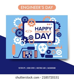 Happy Engineer's Day Poster Background