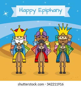 Happy Epiphany card