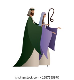 Happy epiphany day design, religion christianity god faith spirituality belief and pray theme Vector illustration