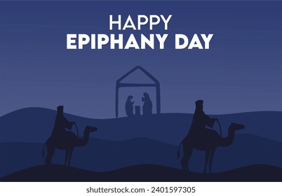 Happy Epiphany Day illustration vector background