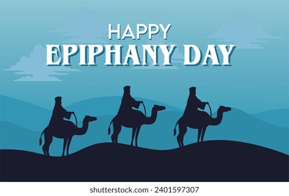 Happy Epiphany Day illustration vector background