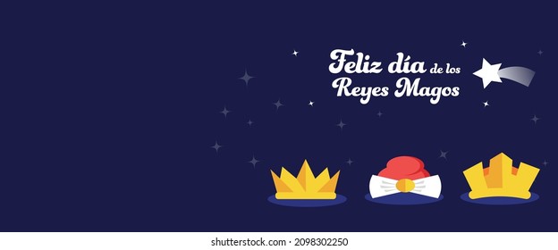 happy epiphany day mean "feliz día de reyes magos" in spanish. Tres Reyes Magos