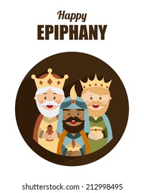 Happy Epiphany Over White Background Vector Stock Vector (Royalty Free ...