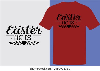 Happy ester day typography design 