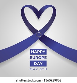 Happy Europe Day Vector Template Design Illustration