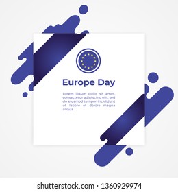Happy Europe Day Vector Template Design Illustration
