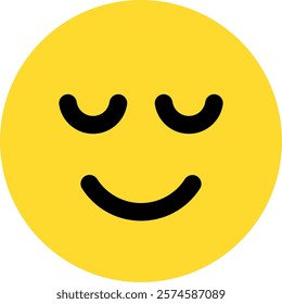 happy expression emoticon vector. symbol, illustration, sign