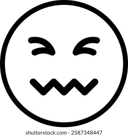 happy expression emoticon vector. symbol, illustration, sign