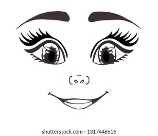 happy eyes girl