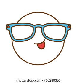 happy face emoji with sunglasses
