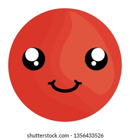 happy face emoticon character