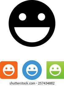 Happy face icon
