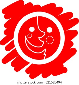 Happy face icon