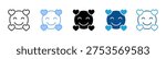 Happy Face icon multiple style and collection