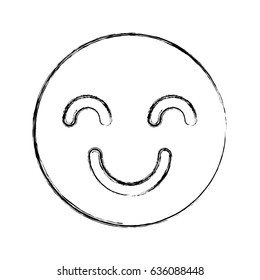 happy face isolated icon