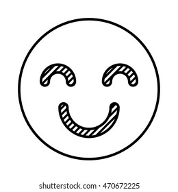 happy face isolated icon vector illustration design