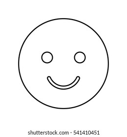happy face isolated icon vector illustration design