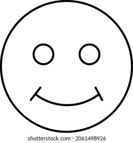 happy face Isolated Vector icon which can easily modify or edit

