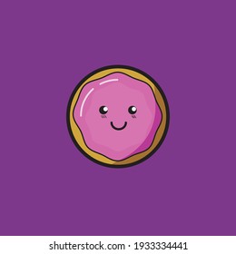 Happy Face on a donuts