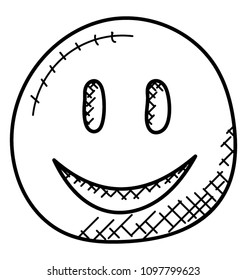 
A happy face smiling emoticon
