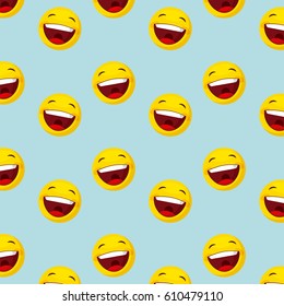 happy faces background. colorful design. vector illustration
